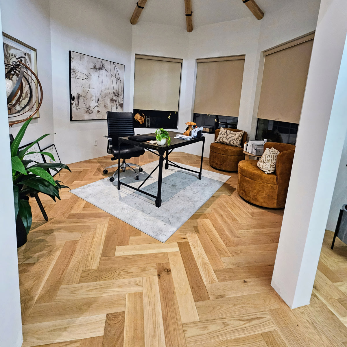 Natural Herringbone White Oak