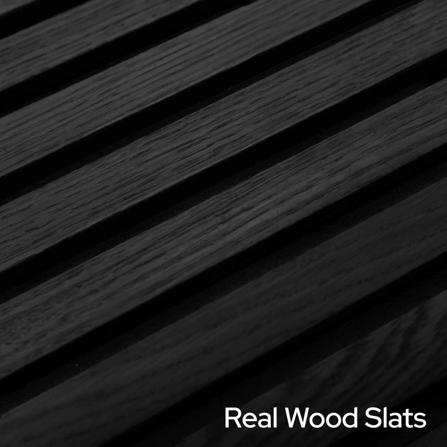 Noir Oak Acoustic Slat Panels