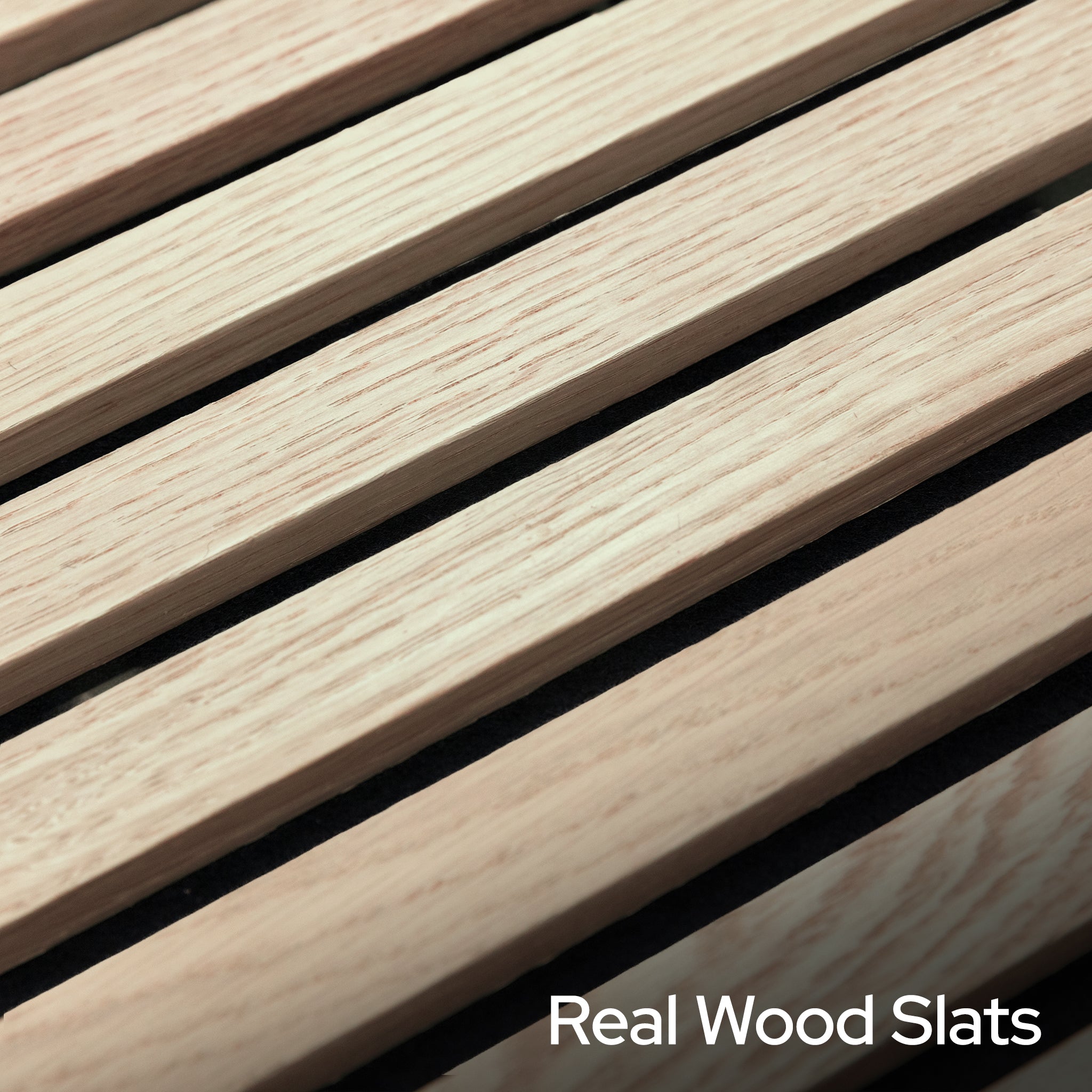 Parchment Oak Acoustic Slat Panels