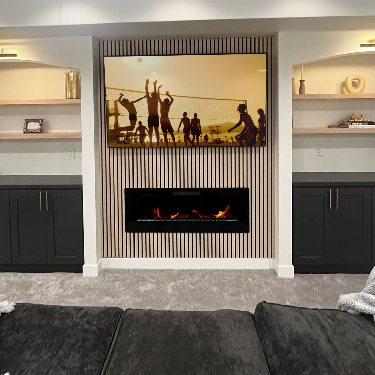 Garrison Ivory Oak Acoustic Slat Panels