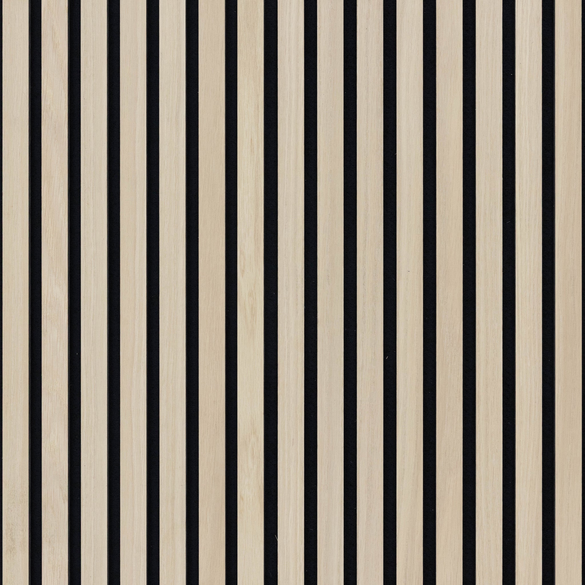Unfinished Oak Acoustic Slat Panels 120"