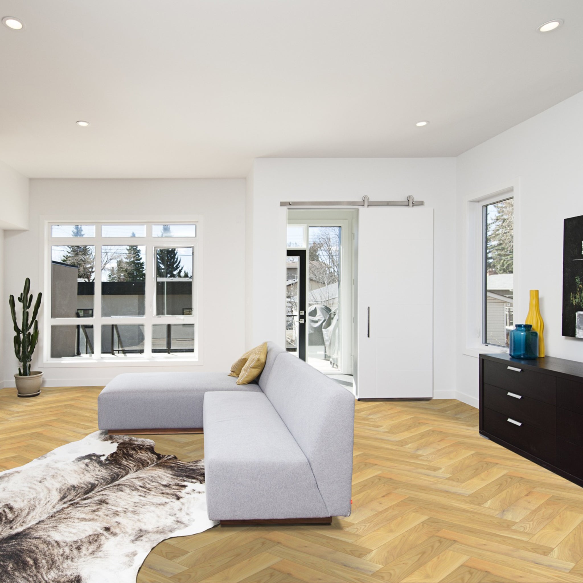 Natural Herringbone White Oak