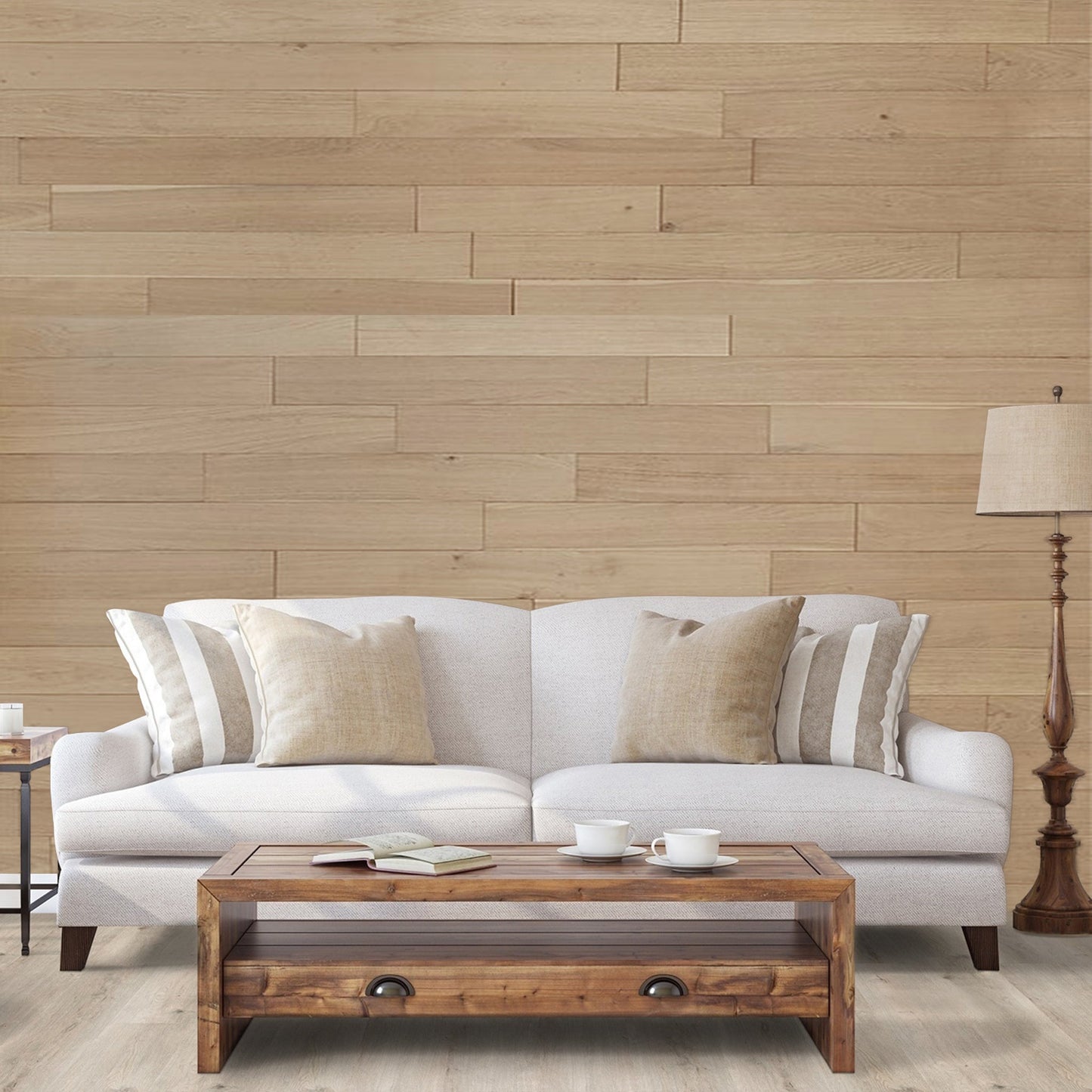 Natural Oak Smooth Self-Stick Planks