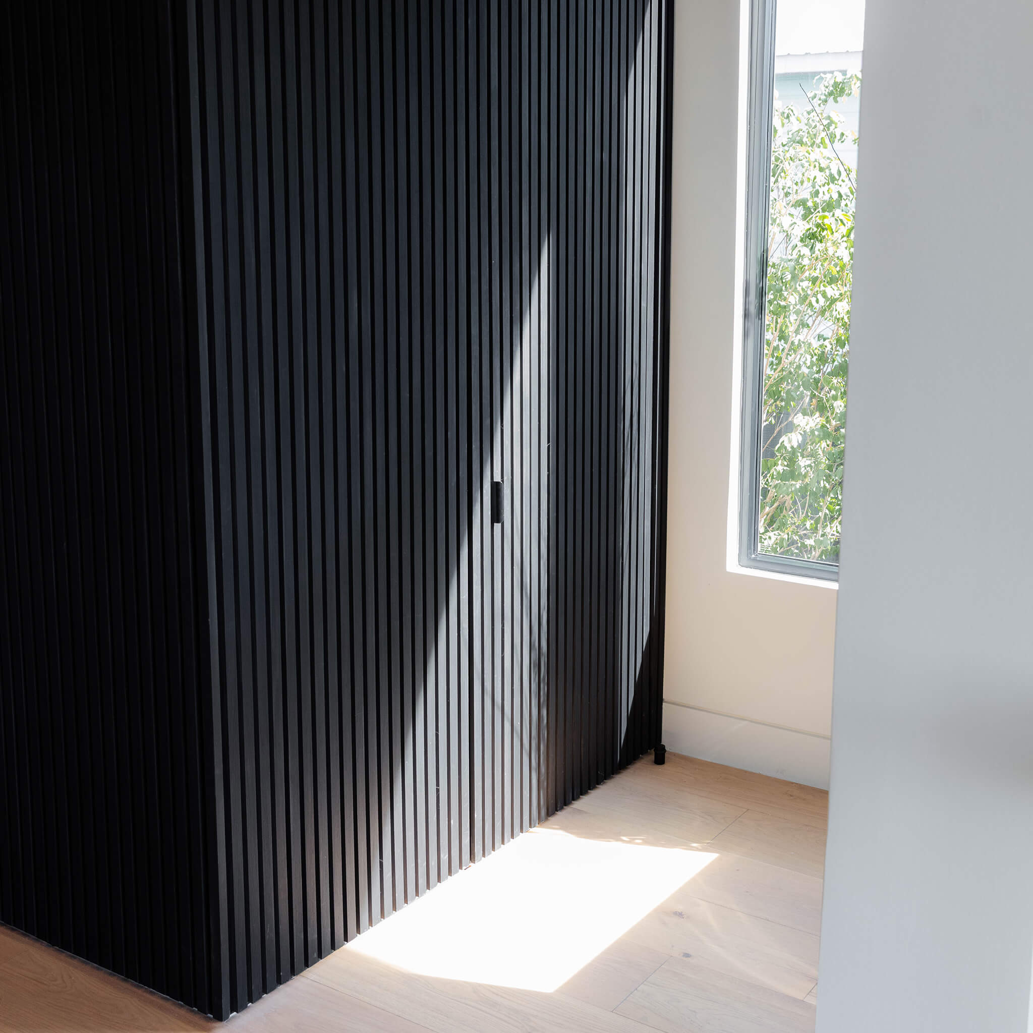 Noir White Oak Acoustic Slat Panels 120" Length