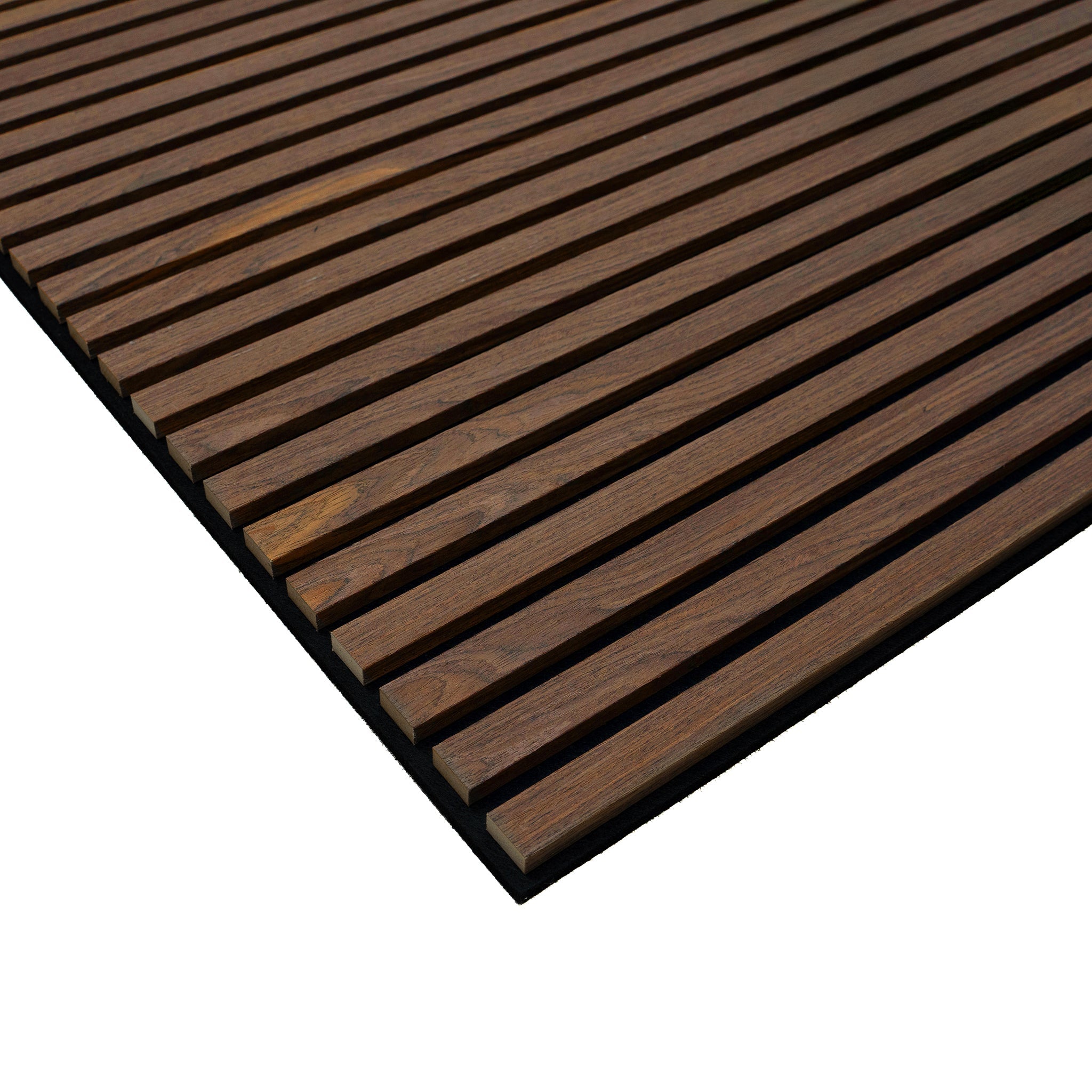 Natural Walnut Acoustic Slat Panels 118" Length