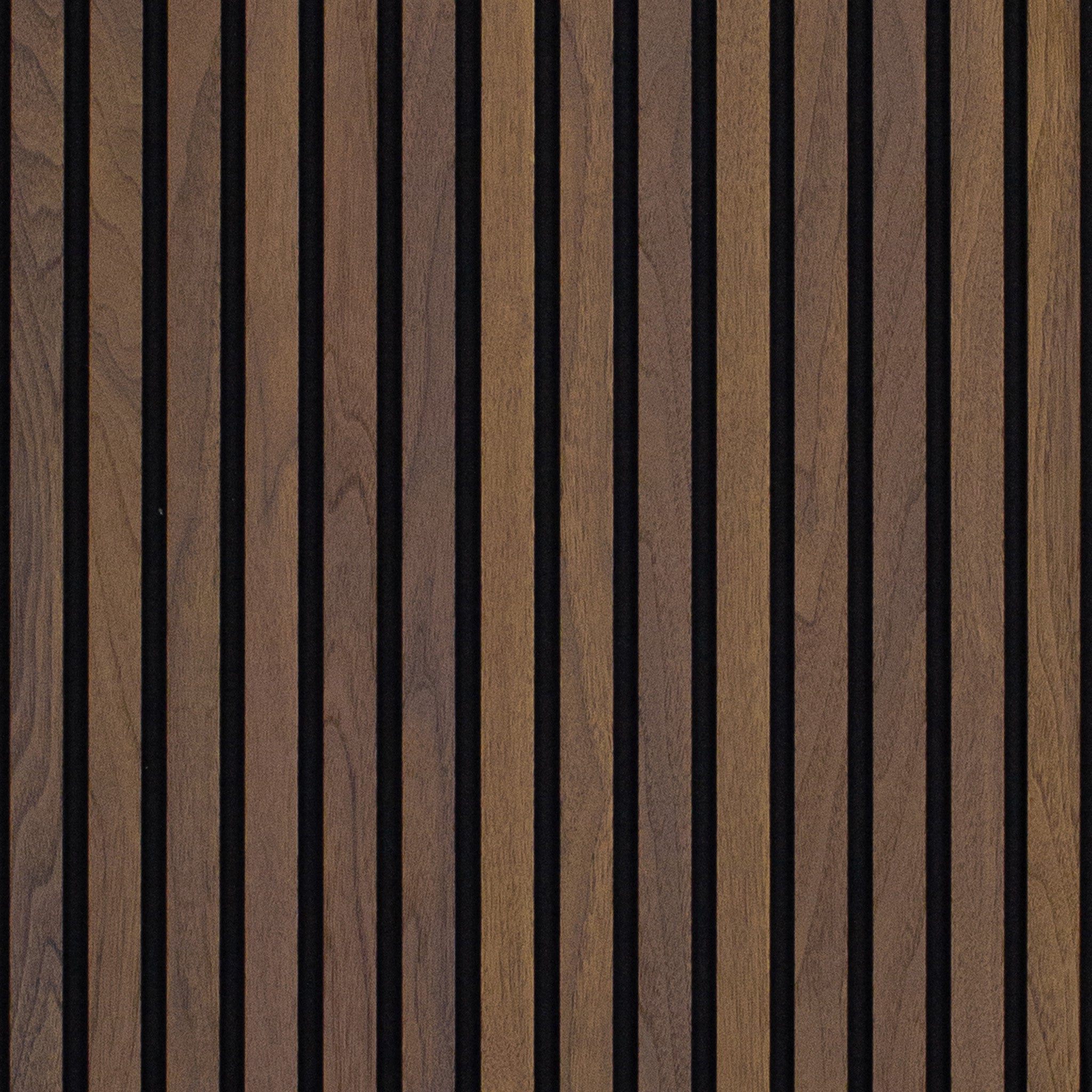 Natural Walnut Acoustic Slat Panels 118" Length