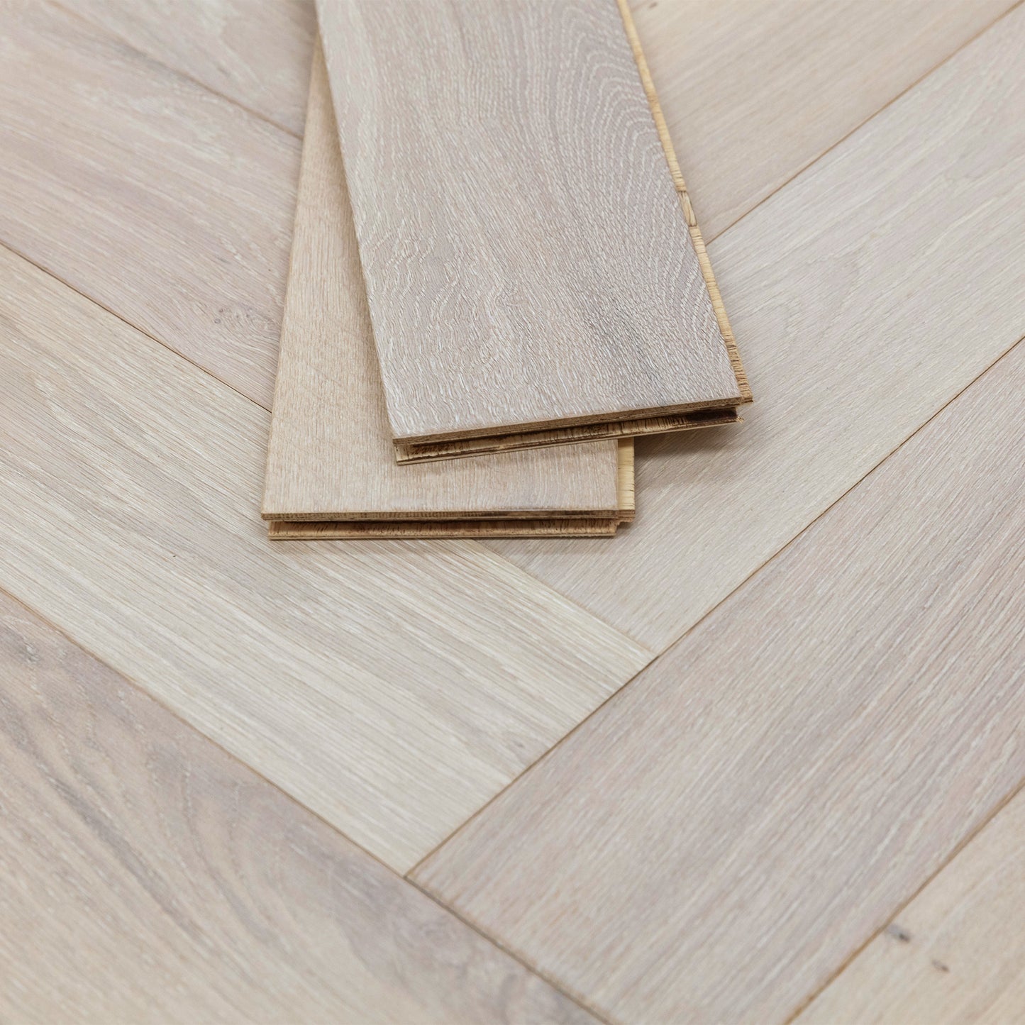 Ivory Herringbone White Oak