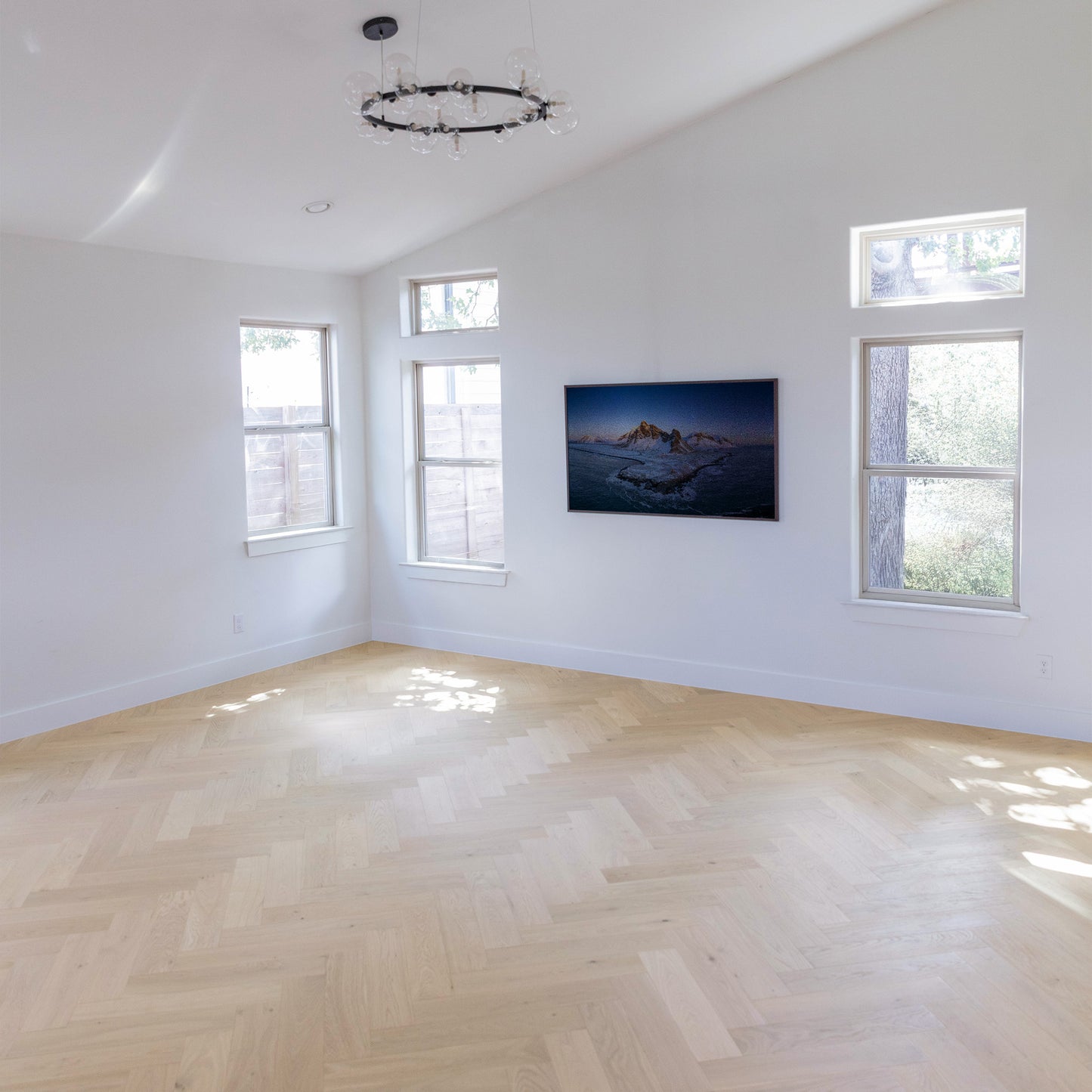 Chalet Herringbone White Oak