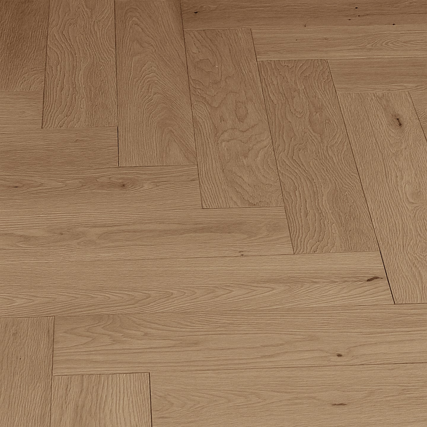 Coastal Herringbone White Oak Sample
