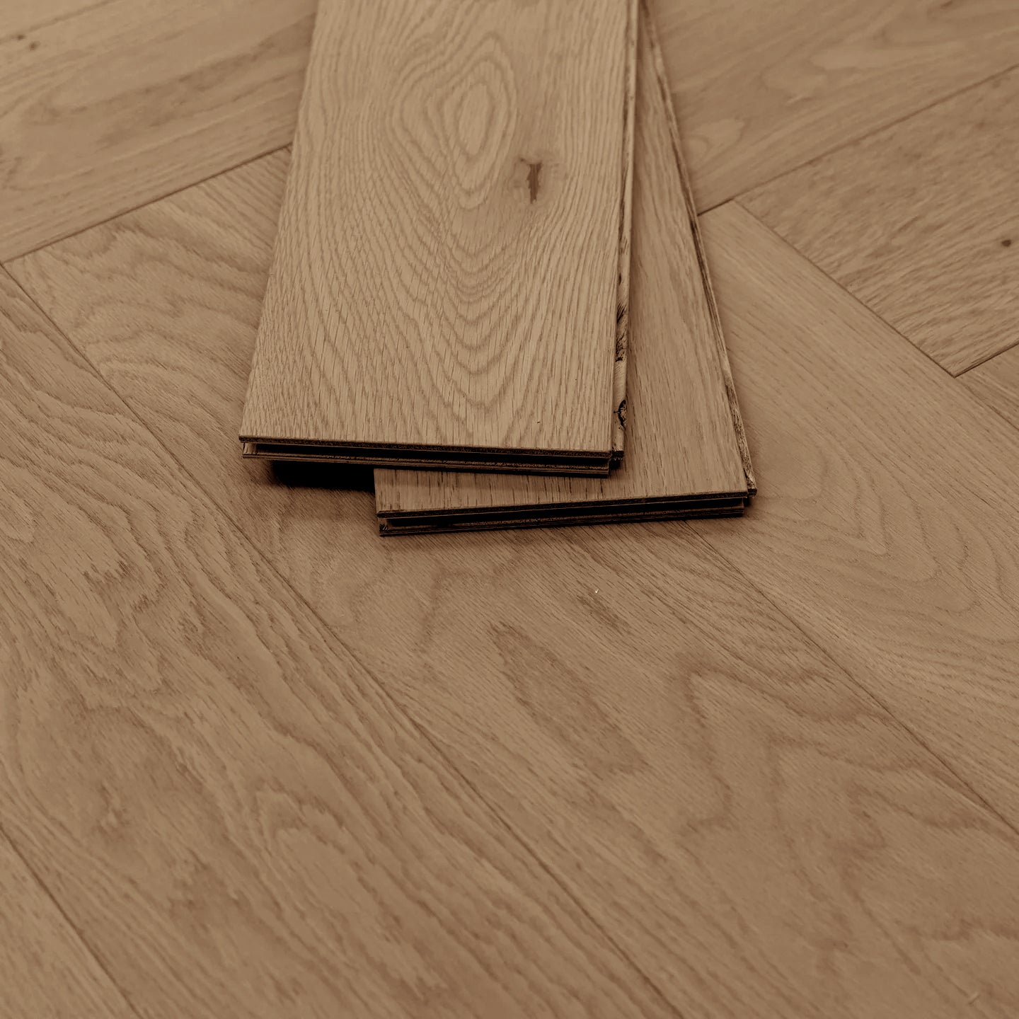 Coastal Herringbone White Oak