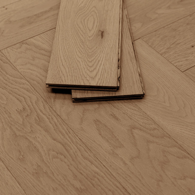 Coastal Herringbone White Oak