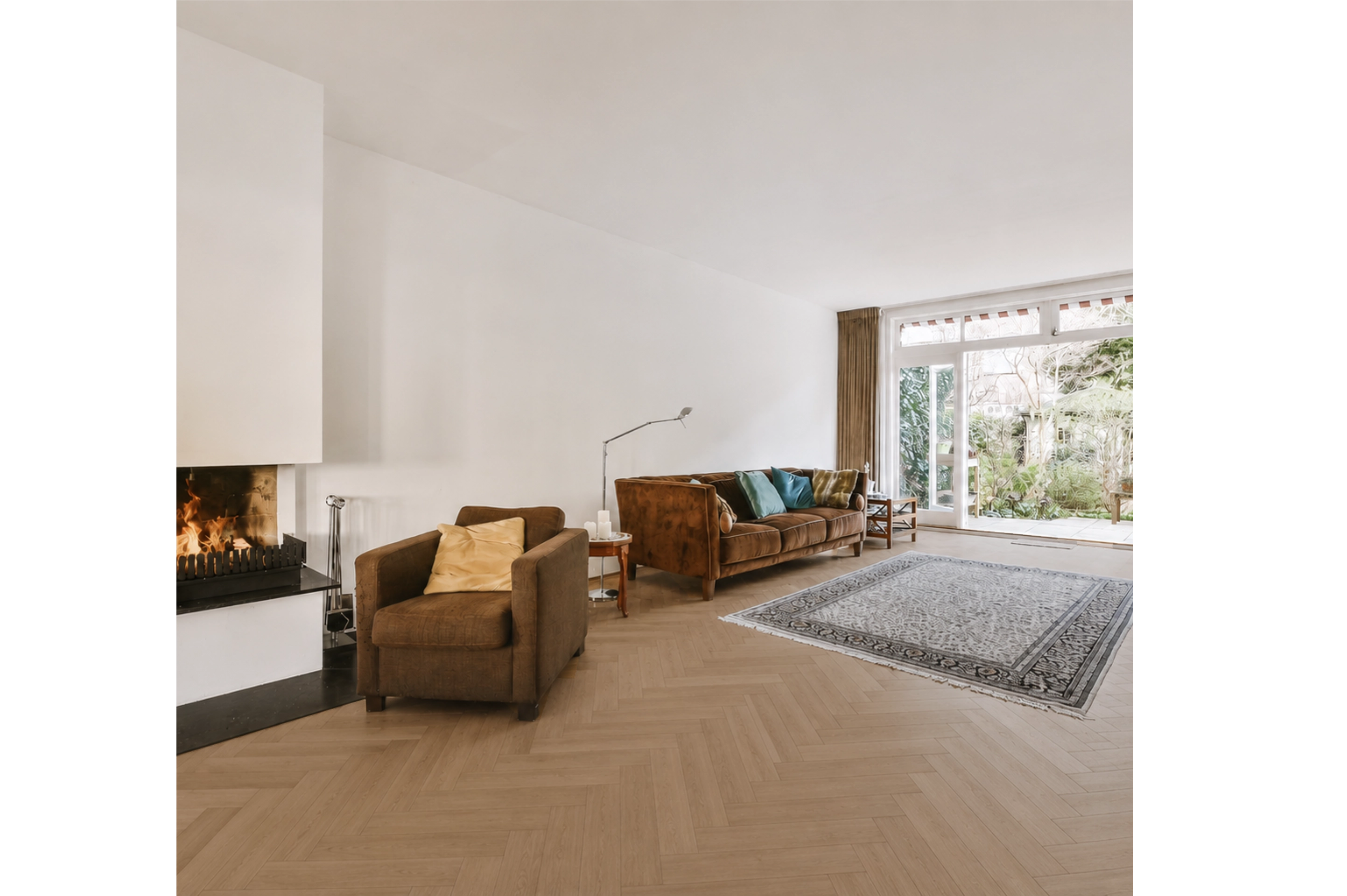 Coastal Herringbone White Oak