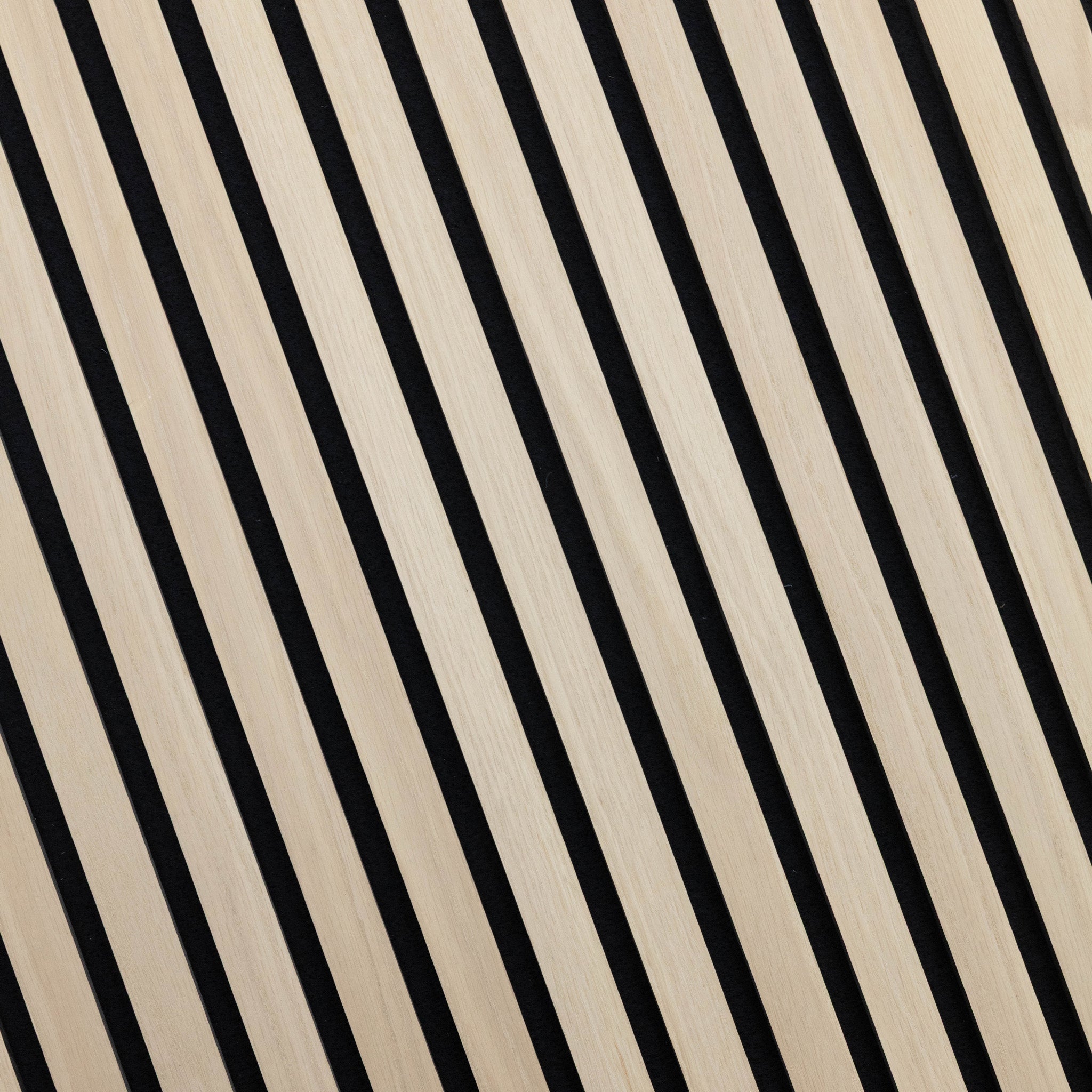 Unfinished Oak Acoustic Slat Panels 120"