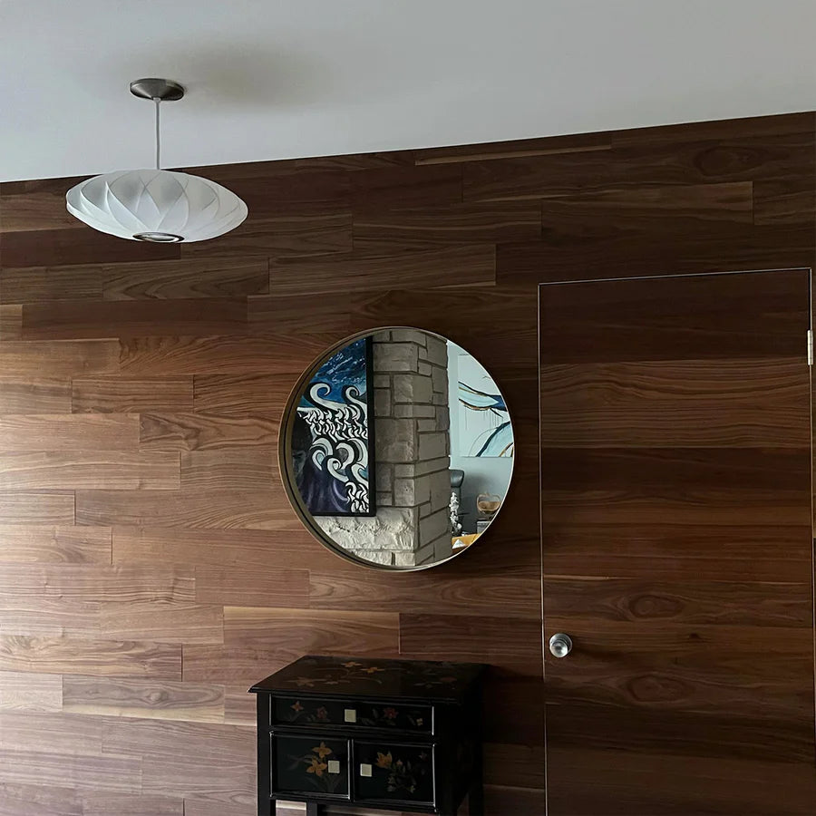 Natural Walnut Smooth Self-Stick Planks