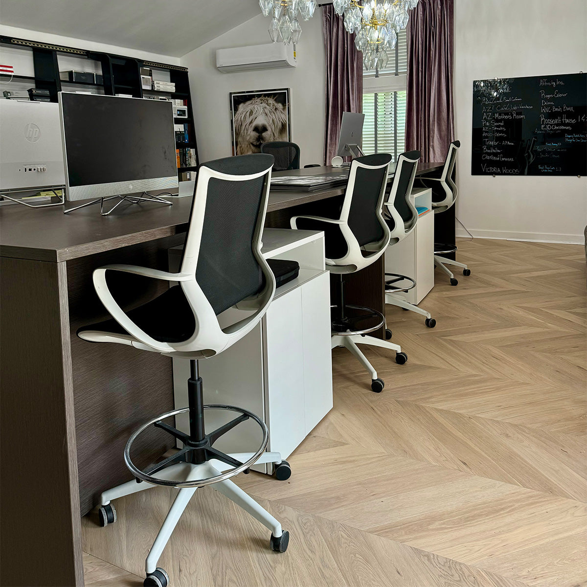 St Moritz Chevron White Oak