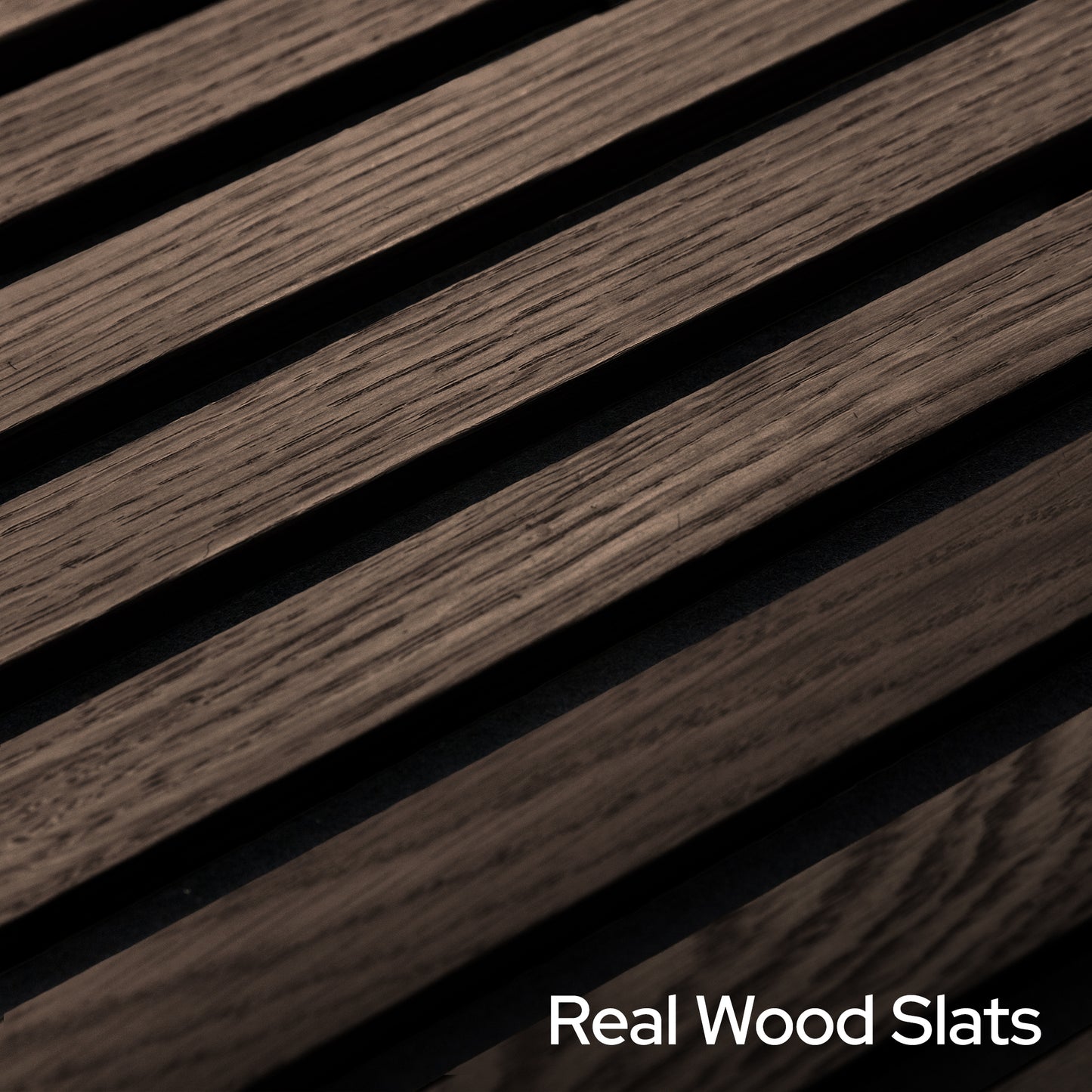 Toasted Walnut Acoustic Slat Tiles 23.6"