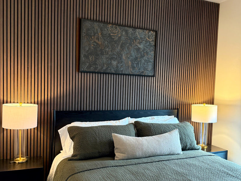 Toasted Walnut Acoustic Slat Panels