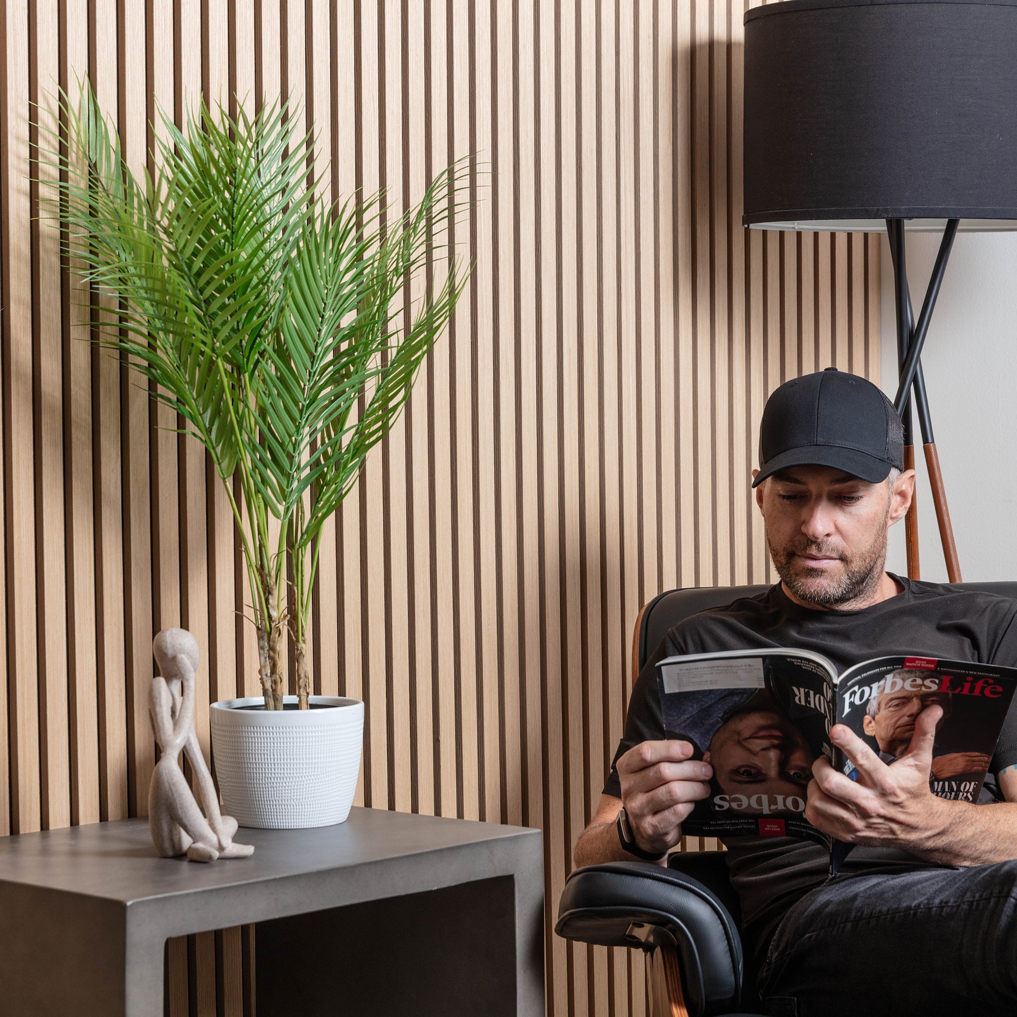 Parchment Oak Acoustic Slat Panels 94.5"