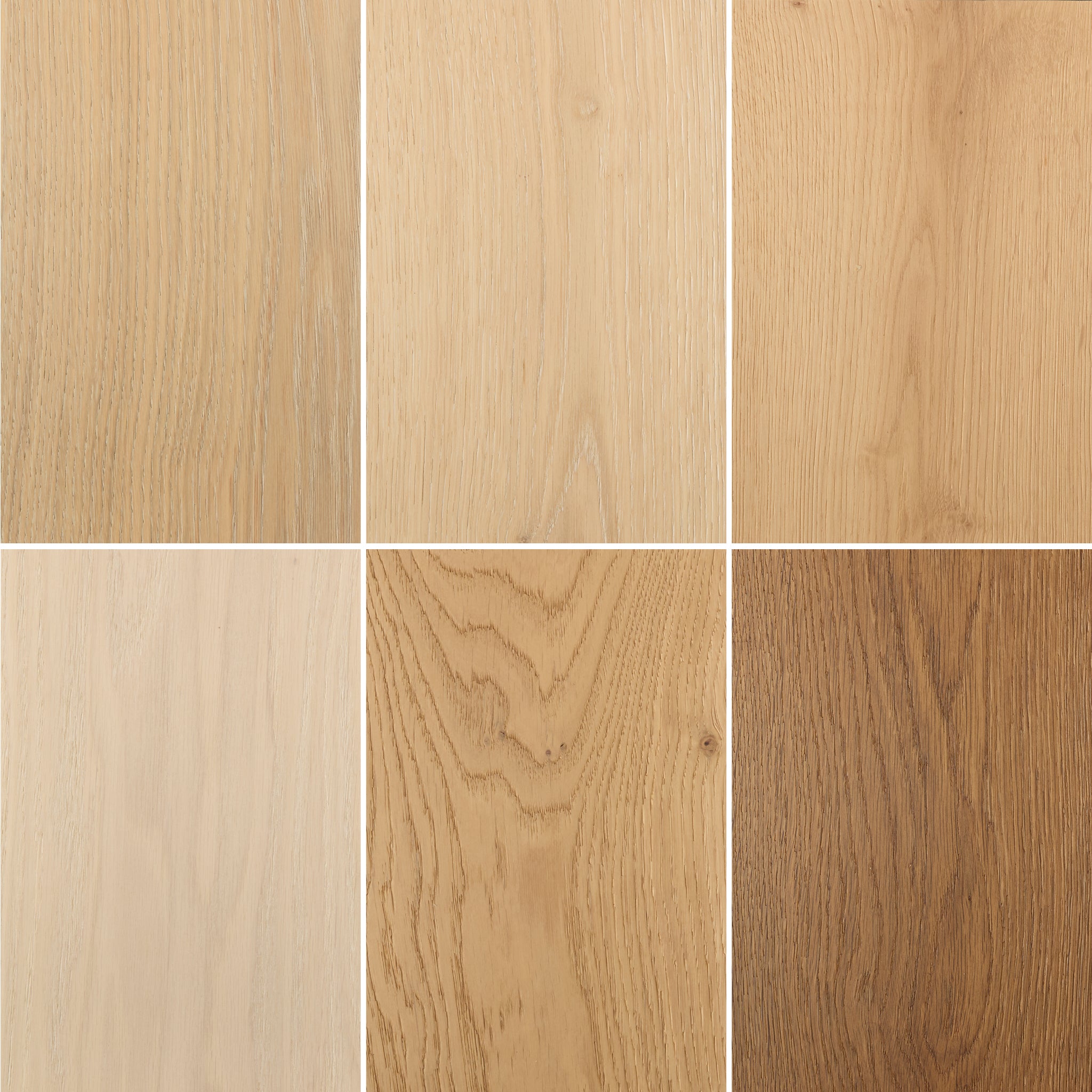White Oak 9/16" x 7.5" Hardwood Sample Kit