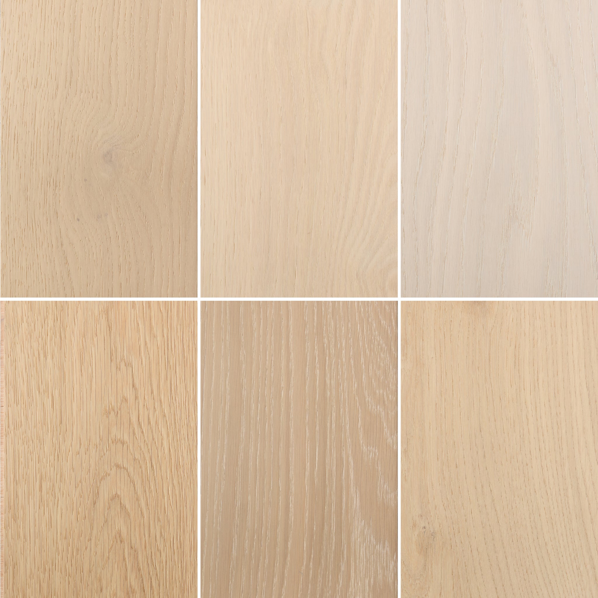 White Oak 3/8" x 7.5" Hardwood Sample Kit