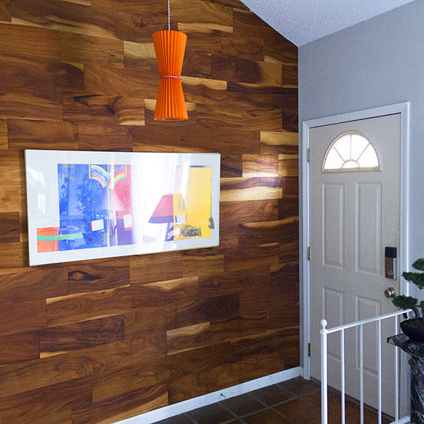 Natural Acacia Smooth Self-Stick Planks