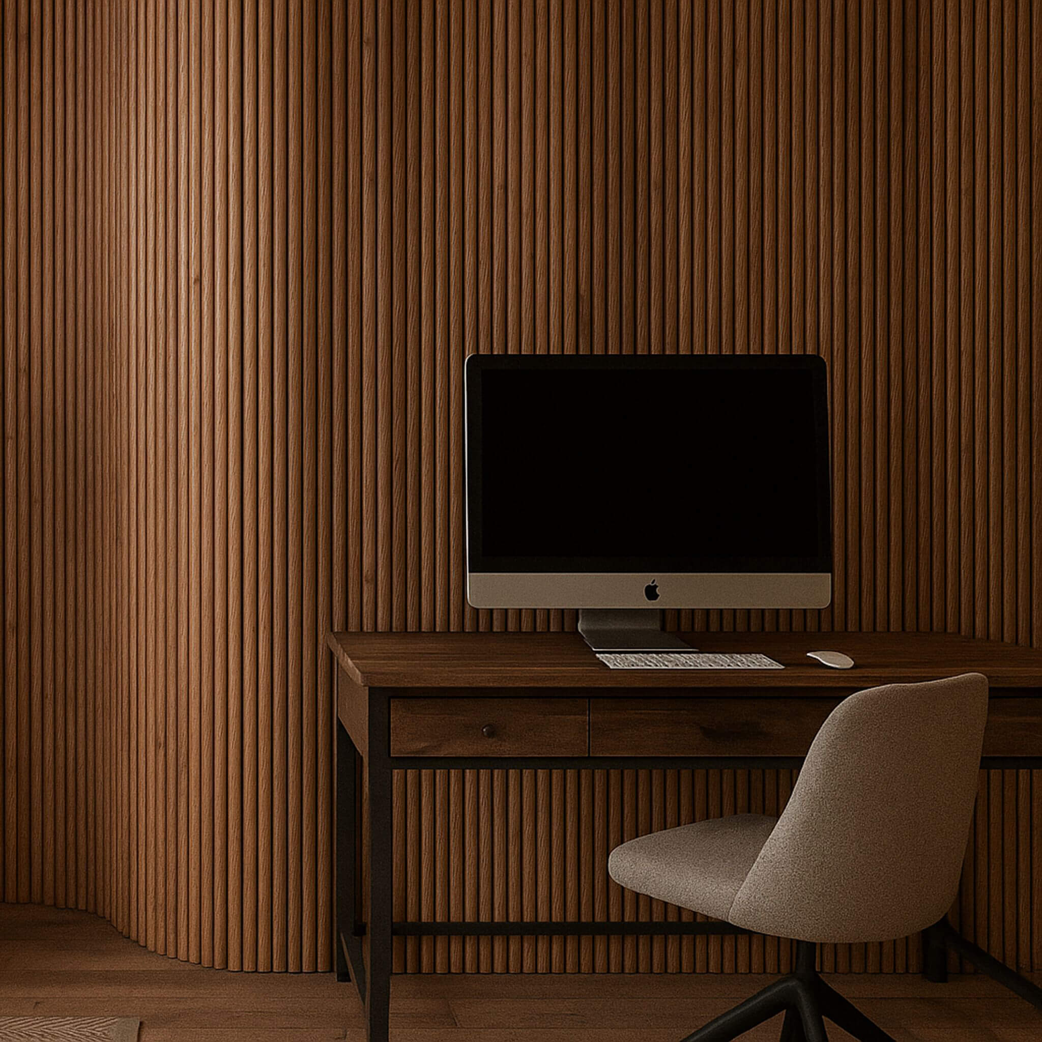 Natural Walnut Flexible Tambour Panels