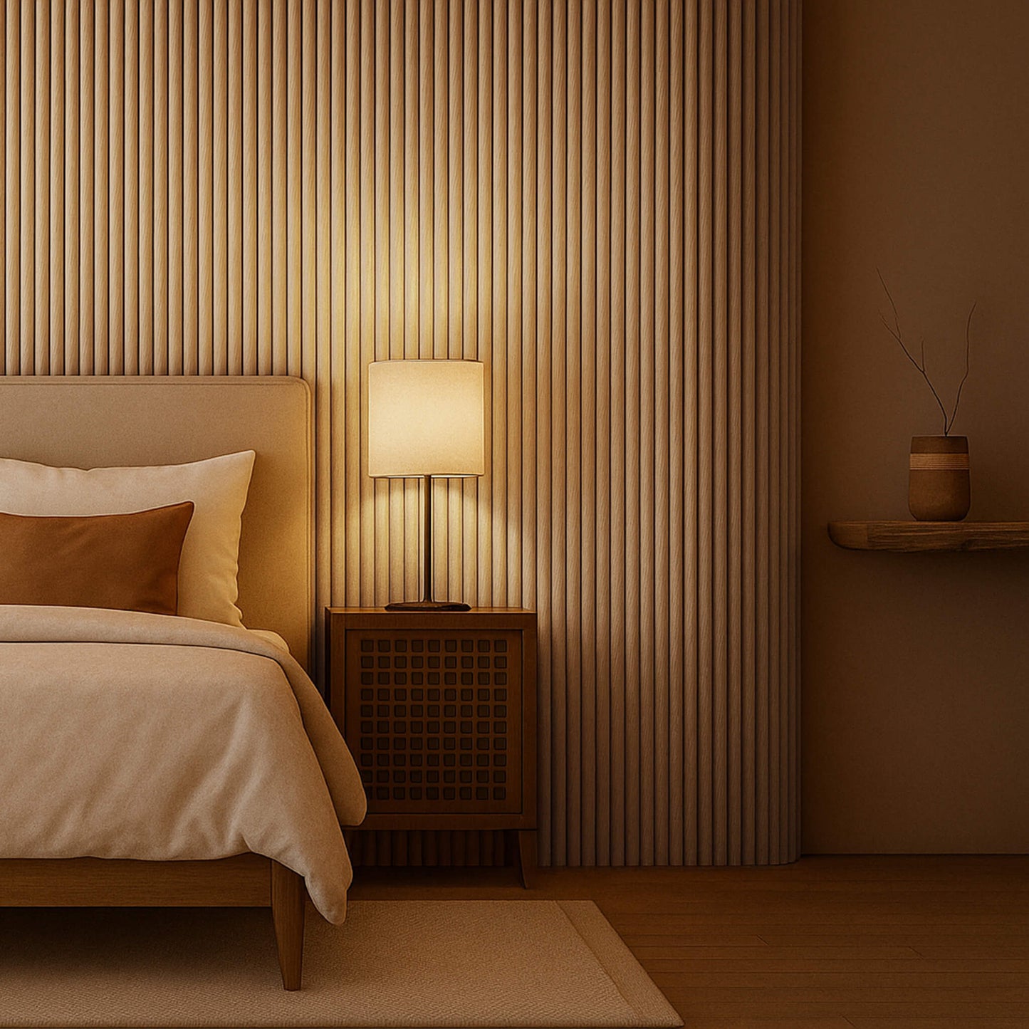 Natural Oak Flexible Tambour Panels