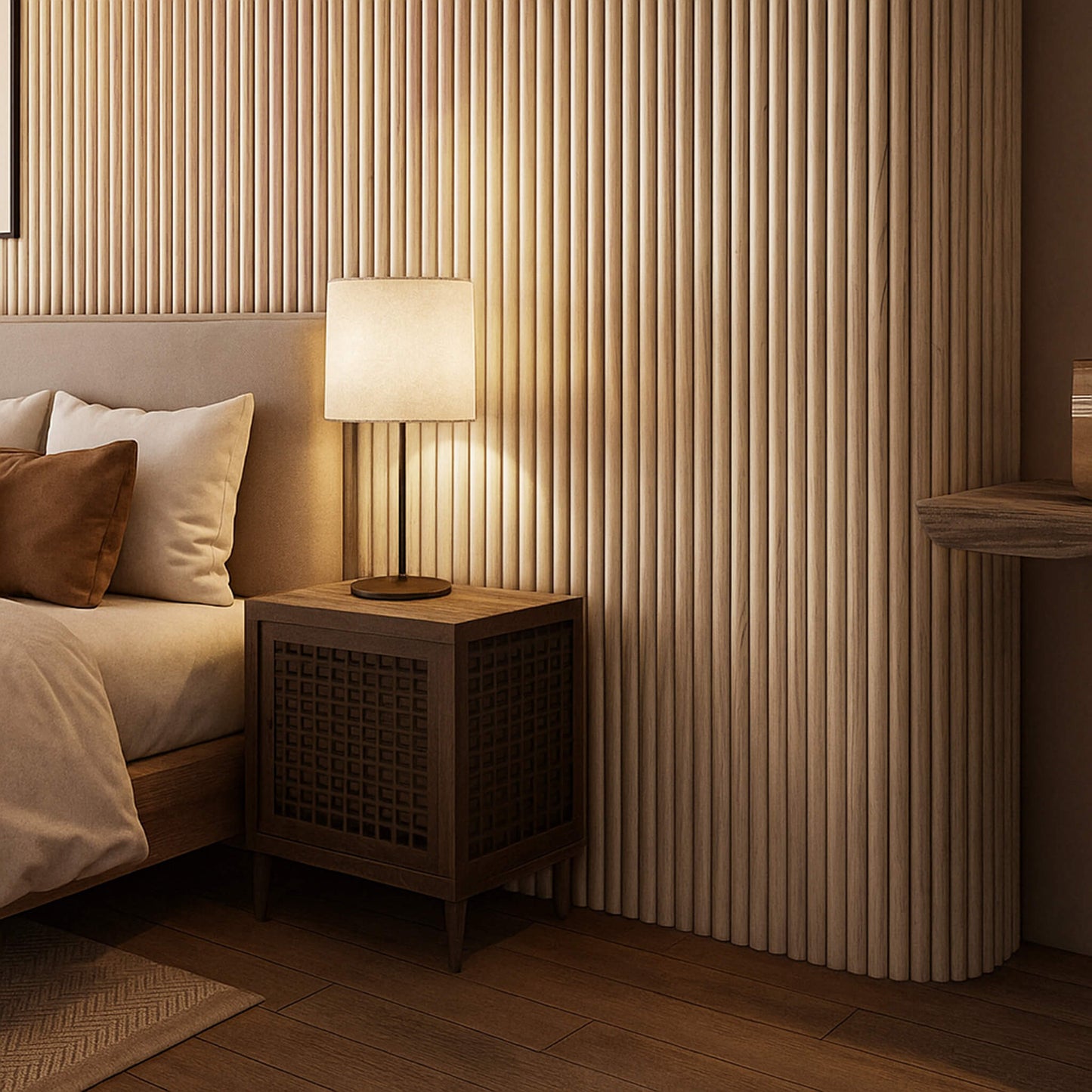 Natural Oak Flexible Tambour Panels