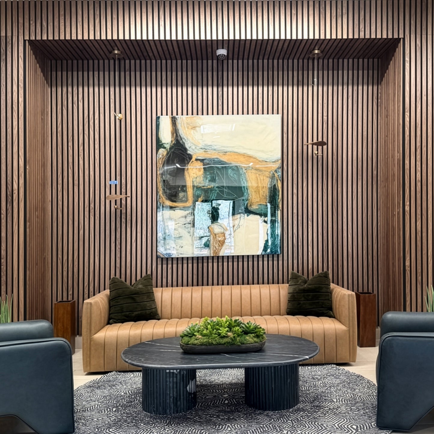 AFD Black Walnut Extra Wide Acoustic Slat Panels