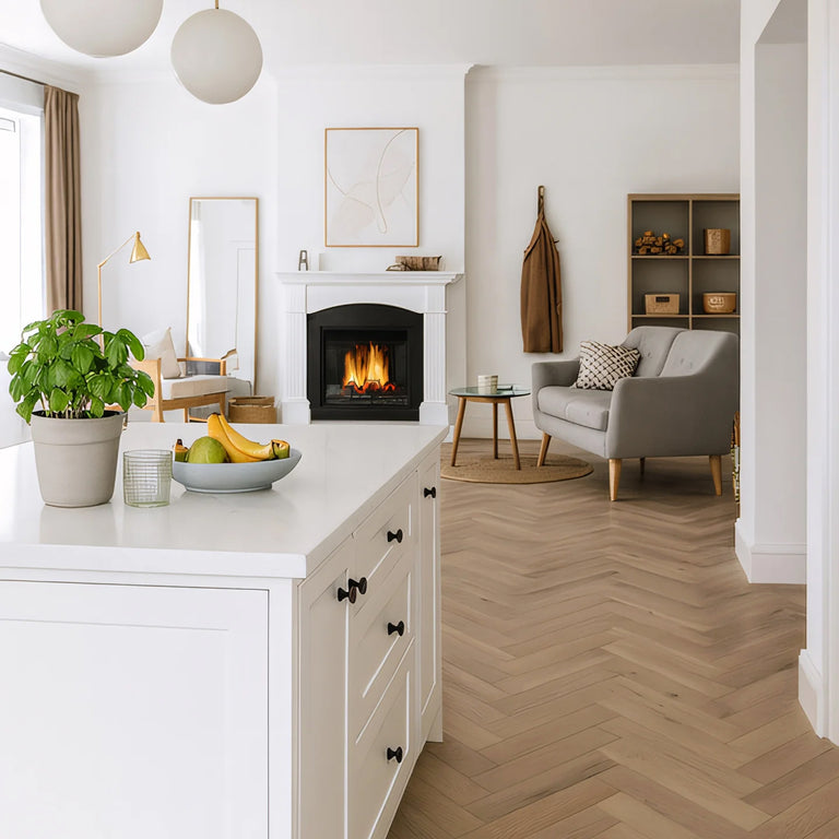 Coastal Herringbone White Oak