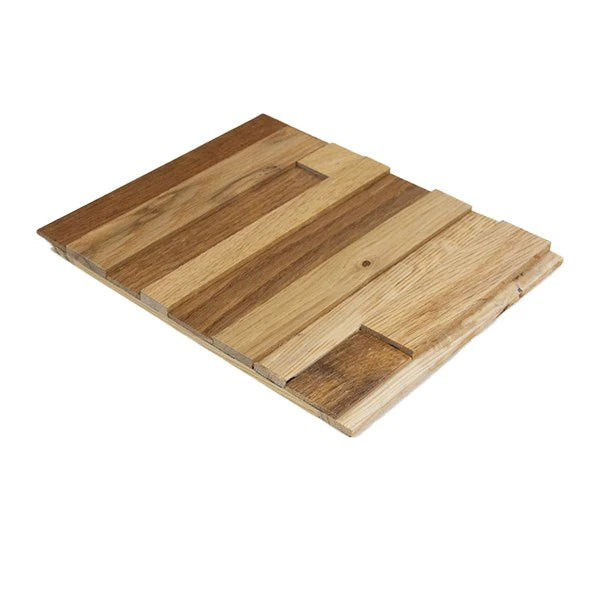 Natural Oak 3D Stacked Wall Panels