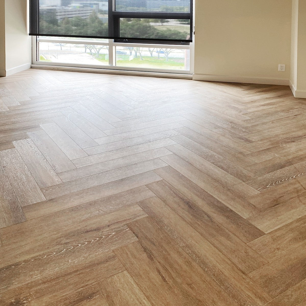 Sandpoint Herringbone White Oak
