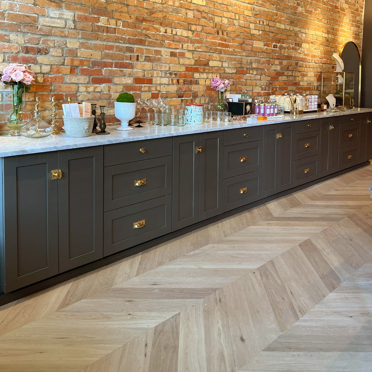 St Moritz Chevron White Oak