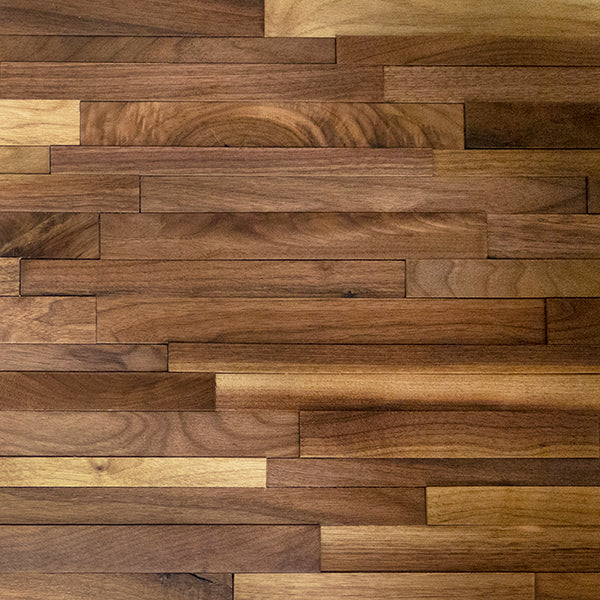 Natural Walnut 3D Stacked Panels